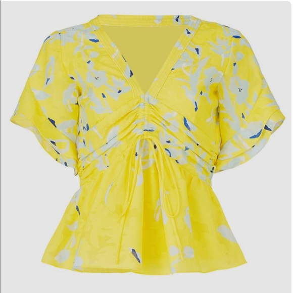 Tanya Taylor yellow blouse - Picture 1 of 4